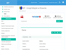 Tablet Screenshot of bip.drawno.pl